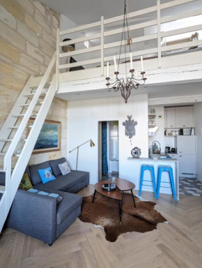 Appartement de charme sous les toits avec vue sur la Garonne